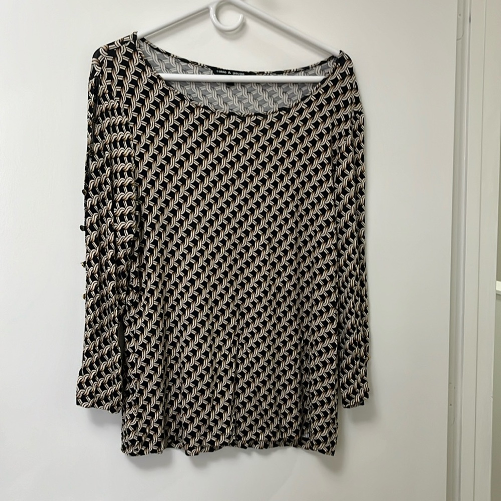 Cable & Gauge knit top
